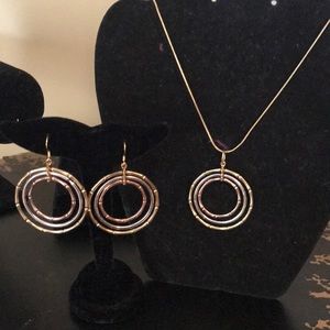 Park Lane Bamboo earring and necklace